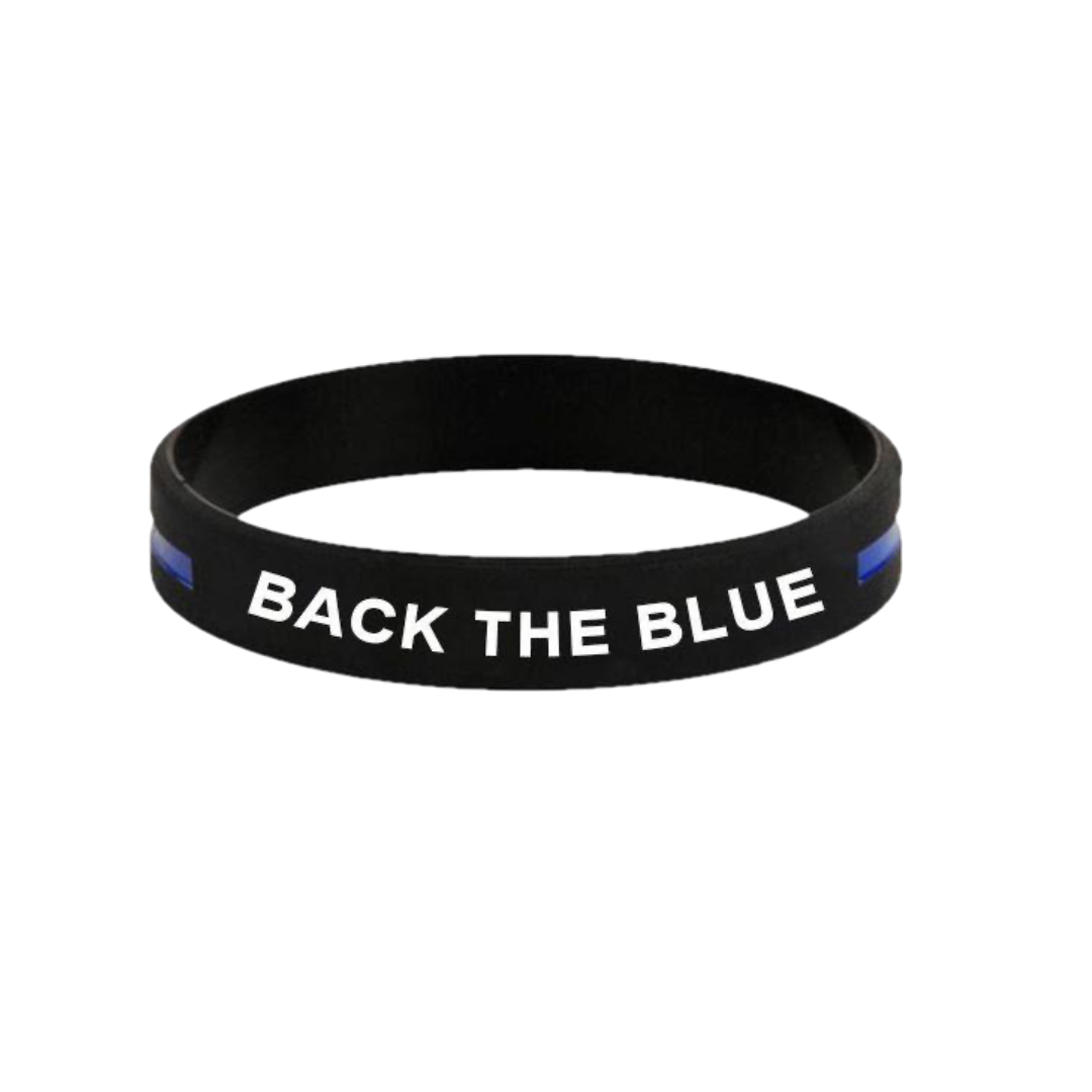 Back The Blue Wristband