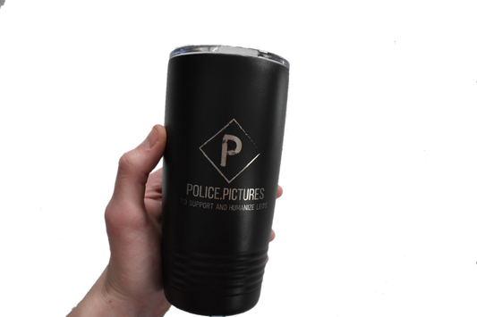 Tumbler 20 oz Police Pictures Old Style