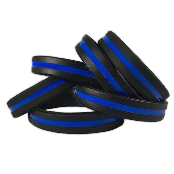 Blue Line Wristband