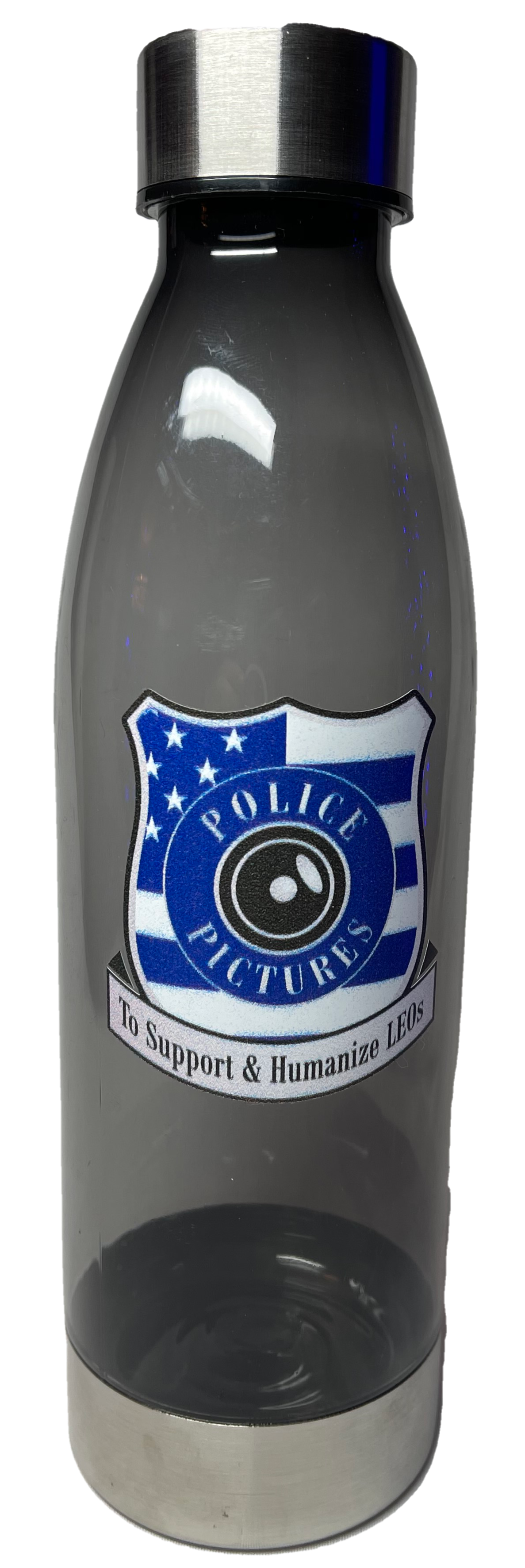 Police Pictures Water Bottle