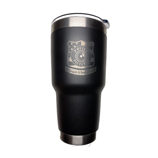 Police Pictures Stainless Steel Vacuum Tumbler 30 oz