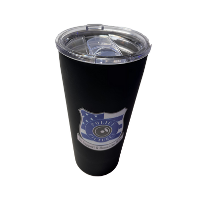 Tumbler 20 oz Black with Sticker logo