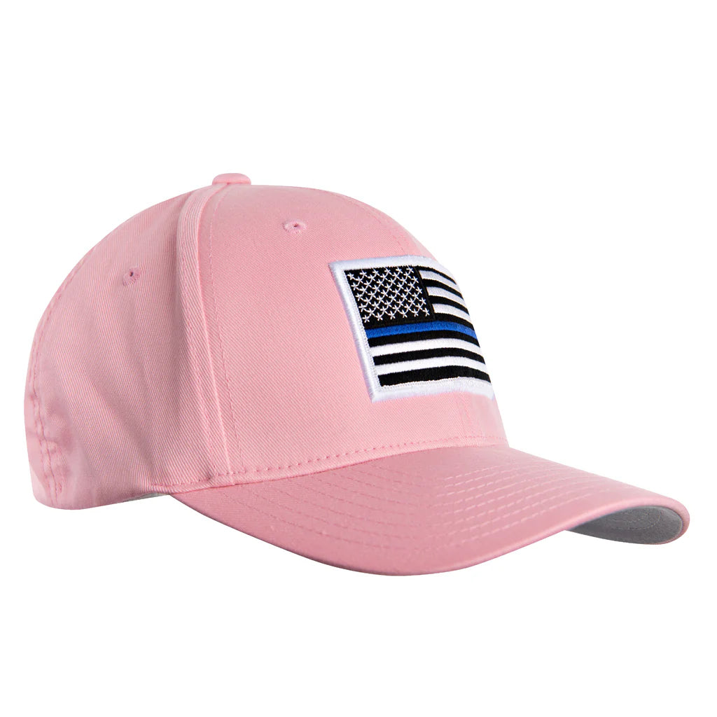 FlexFit Thin Blue Line Hat, Pink - FOF