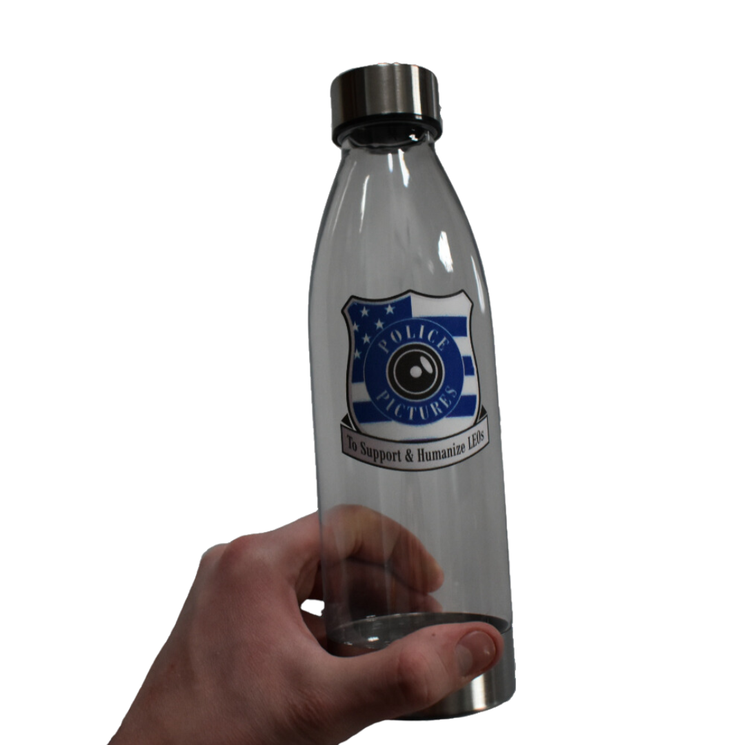 Police Pictures Water Bottle