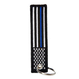 Thin Blue Line Flag Patch - Keychain
