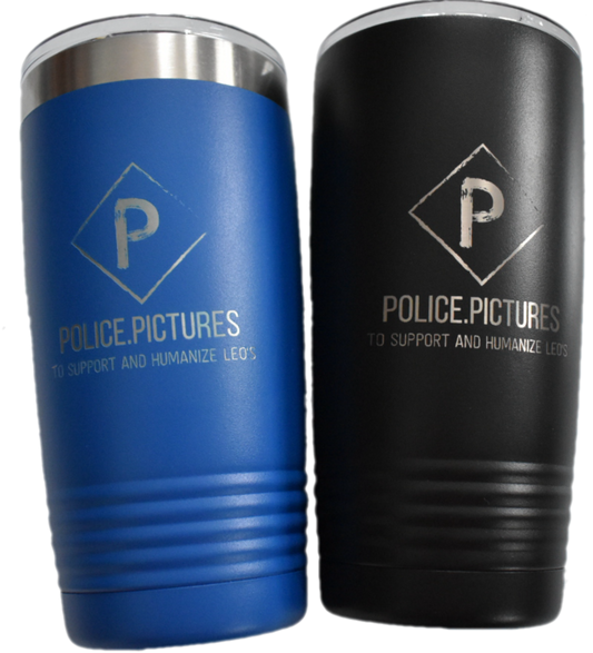 Old Style Police Pictures 20 oz Engraved Tumbler