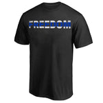 Men's T-Shirt - Thin Blue Line Freedom