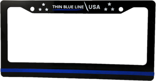 License Plate Frame- Thin Blue Line