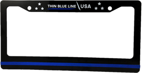 License Plate Frame- Thin Blue Line