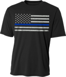 Thin Blue Line Classic Performance, Polyester Men's T-Shirt