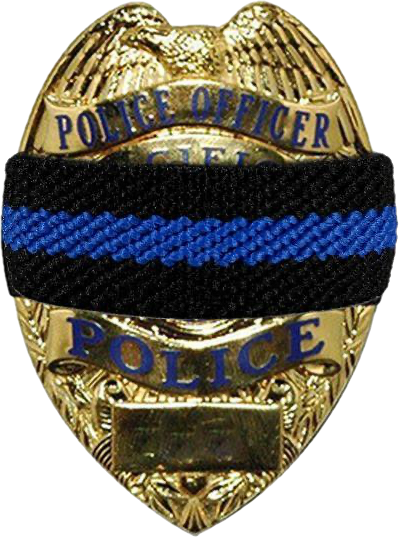 Thin Blue Line Mourning Band