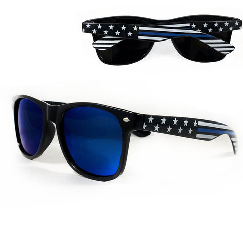 Thin Blue Line Sunglasses, Unisex